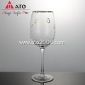 Clear wine glasses champagne goblet glass